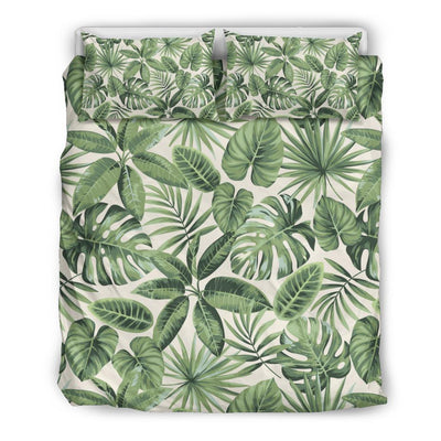 Palm Leaves Pattern Print Design PL014 Duvet Cover Bedding Set-JORJUNE.COM