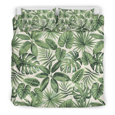 Palm Leaves Pattern Print Design PL014 Duvet Cover Bedding Set-JORJUNE.COM