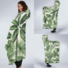 Palm Leaves Pattern Print Design PL014 Hooded Blanket-JORJUNE.COM