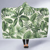 Palm Leaves Pattern Print Design PL014 Hooded Blanket-JORJUNE.COM