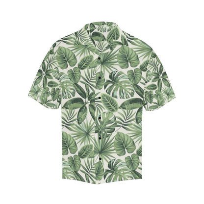 Palm Leaves Pattern Print Design PL014 Men Hawaiian Shirt-JorJune