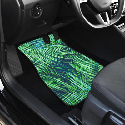 Palm Leaves Pattern Print Design PL02 Car Floor Mats-JORJUNE.COM