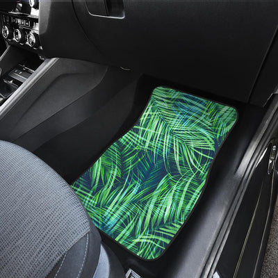 Palm Leaves Pattern Print Design PL02 Car Floor Mats-JORJUNE.COM