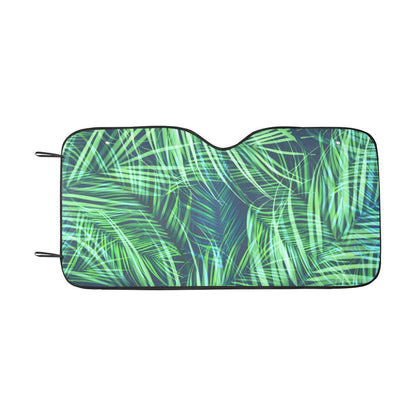 Palm Leaves Pattern Print Design PL02 Car Sun Shade-JorJune
