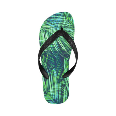 Palm Leaves Pattern Print Design PL02 Flip Flops-JorJune