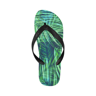 Palm Leaves Pattern Print Design PL02 Flip Flops-JorJune