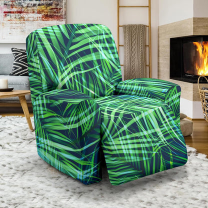Palm Leaves Pattern Print Design PL02 Recliner Slipcover-JORJUNE.COM