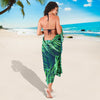 Palm Leaves Pattern Print Design PL02 Sarong Pareo Wrap-JORJUNE.COM