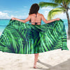 Palm Leaves Pattern Print Design PL02 Sarong Pareo Wrap-JORJUNE.COM