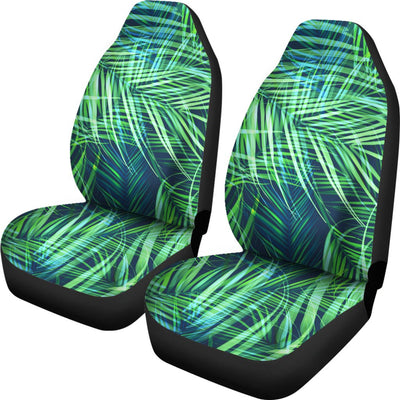 Palm Leaves Pattern Print Design PL02 Universal Fit Car Seat Covers-JorJune