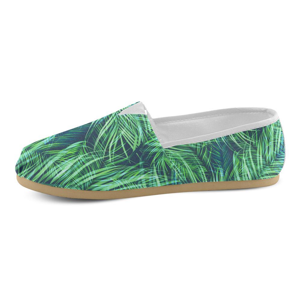 Palm Leaves Pattern Print Design PL02 Women Casual Shoes-JorJune.com