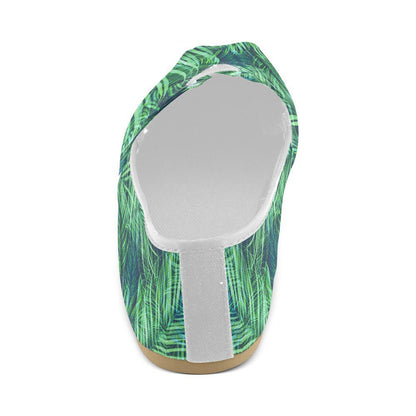 Palm Leaves Pattern Print Design PL02 Women Casual Shoes-JorJune.com