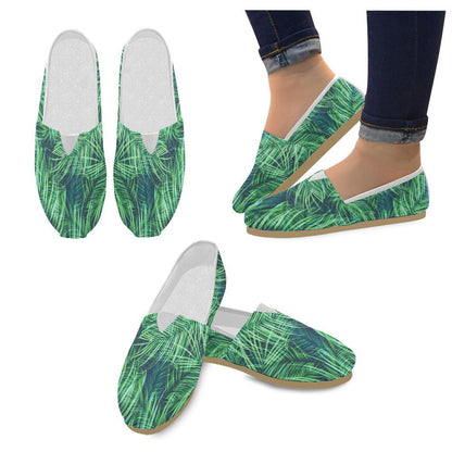 Palm Leaves Pattern Print Design PL02 Women Casual Shoes-JorJune.com
