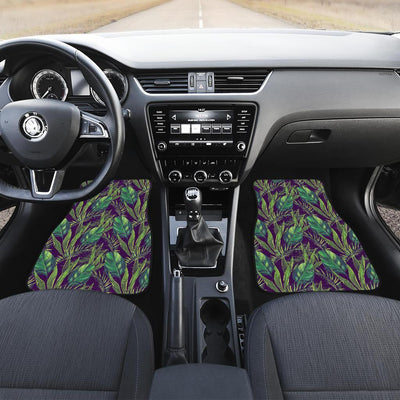 Palm Leaves Pattern Print Design PL03 Car Floor Mats-JORJUNE.COM