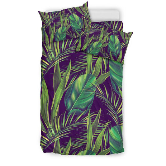 Palm Leaves Pattern Print Design PL03 Duvet Cover Bedding Set-JORJUNE.COM