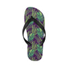 Palm Leaves Pattern Print Design PL03 Flip Flops-JorJune