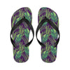 Palm Leaves Pattern Print Design PL03 Flip Flops-JorJune