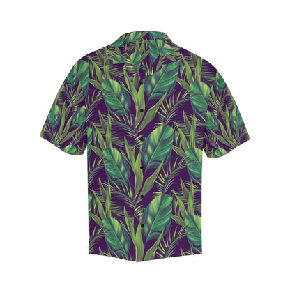 Palm Leaves Pattern Print Design PL03 Men Hawaiian Shirt-JorJune