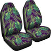 Palm Leaves Pattern Print Design PL03 Universal Fit Car Seat Covers-JorJune