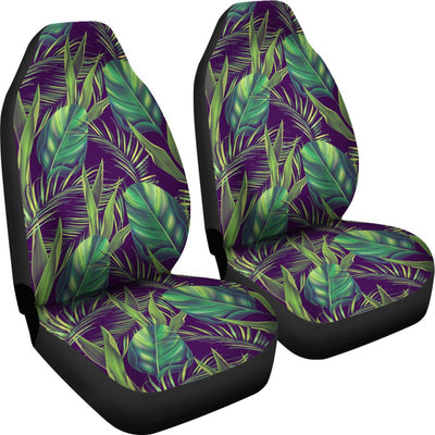 Palm Leaves Pattern Print Design PL03 Universal Fit Car Seat Covers-JorJune