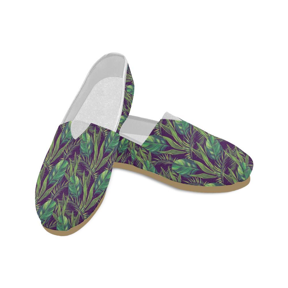 Palm Leaves Pattern Print Design PL03 Women Casual Shoes-JorJune.com