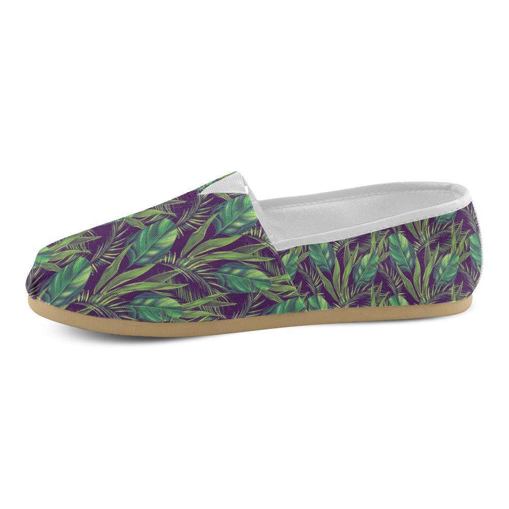 Palm Leaves Pattern Print Design PL03 Women Casual Shoes-JorJune.com