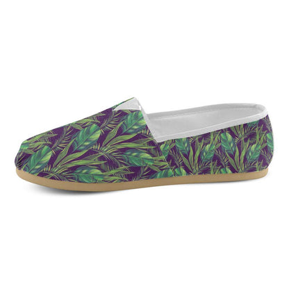 Palm Leaves Pattern Print Design PL03 Women Casual Shoes-JorJune.com