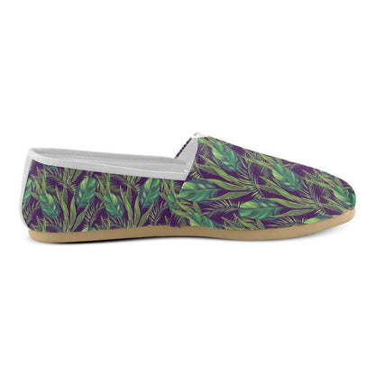 Palm Leaves Pattern Print Design PL03 Women Casual Shoes-JorJune.com