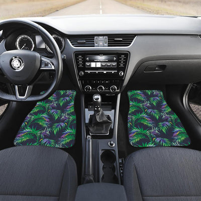 Palm Leaves Pattern Print Design PL04 Car Floor Mats-JORJUNE.COM