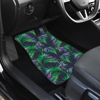 Palm Leaves Pattern Print Design PL04 Car Floor Mats-JORJUNE.COM