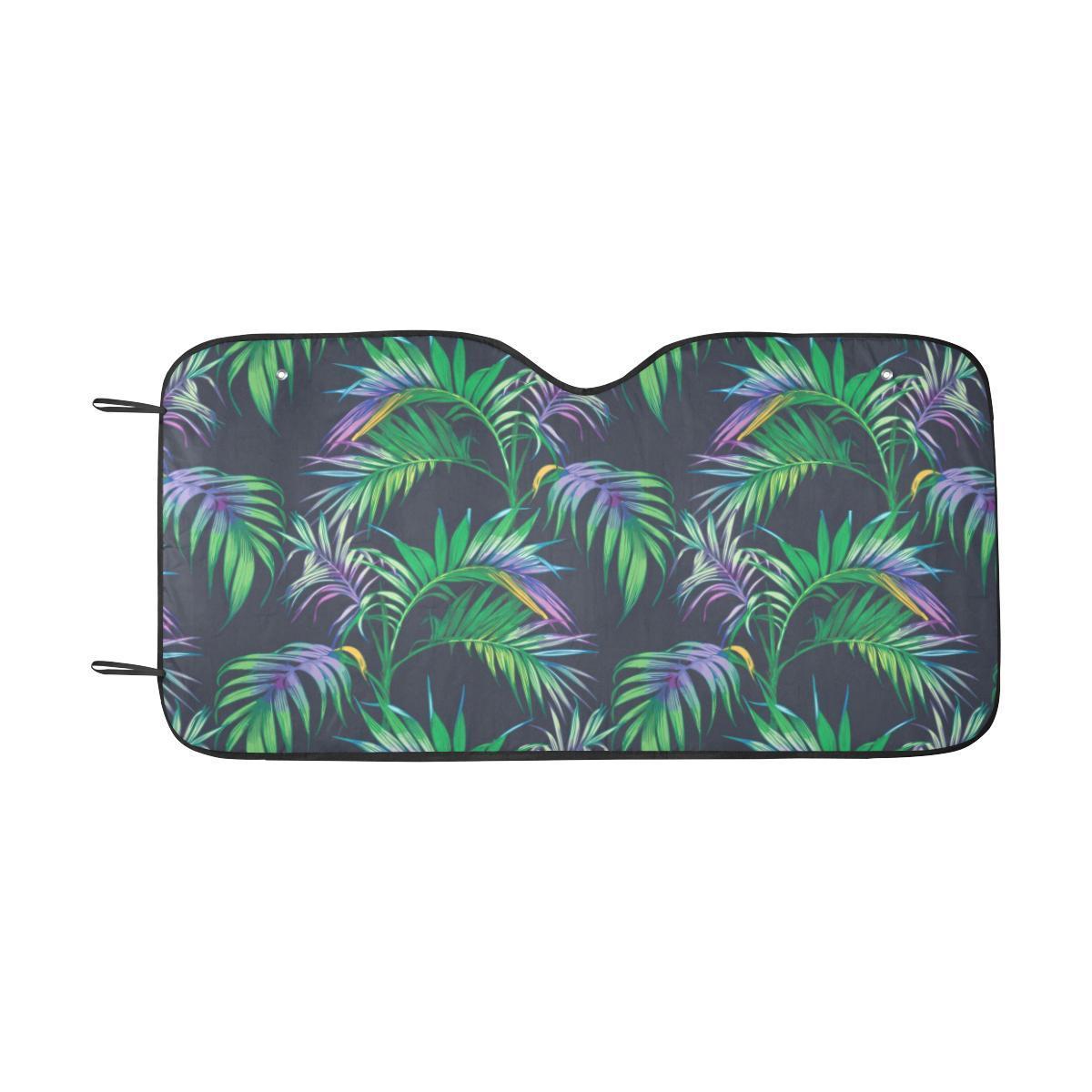 Palm Leaves Pattern Print Design PL04 Car Sun Shade-JorJune