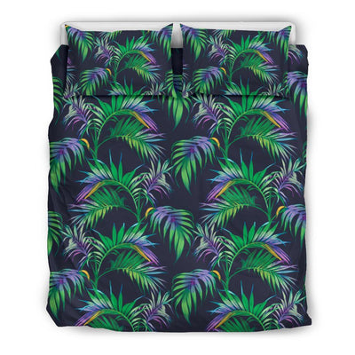 Palm Leaves Pattern Print Design PL04 Duvet Cover Bedding Set-JORJUNE.COM