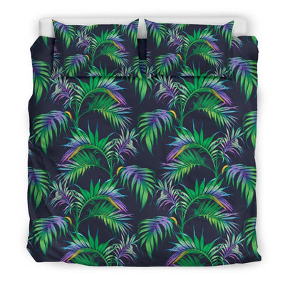 Palm Leaves Pattern Print Design PL04 Duvet Cover Bedding Set-JORJUNE.COM