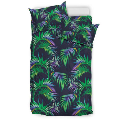 Palm Leaves Pattern Print Design PL04 Duvet Cover Bedding Set-JORJUNE.COM