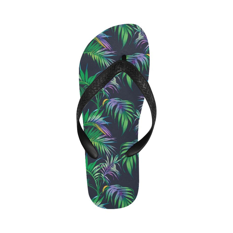 Palm Leaves Pattern Print Design PL04 Flip Flops-JorJune