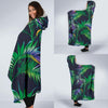 Palm Leaves Pattern Print Design PL04 Hooded Blanket-JORJUNE.COM