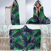 Palm Leaves Pattern Print Design PL04 Hooded Blanket-JORJUNE.COM