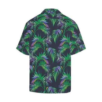 Palm Leaves Pattern Print Design PL04 Men Hawaiian Shirt-JorJune