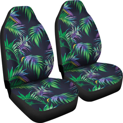 Palm Leaves Pattern Print Design PL04 Universal Fit Car Seat Covers-JorJune