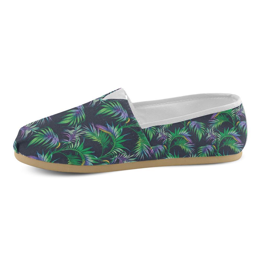 Palm Leaves Pattern Print Design PL04 Women Casual Shoes-JorJune.com