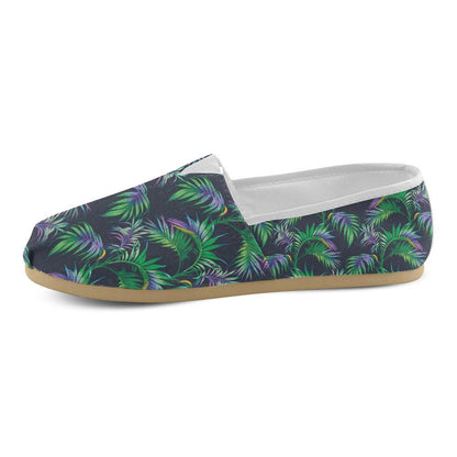 Palm Leaves Pattern Print Design PL04 Women Casual Shoes-JorJune.com