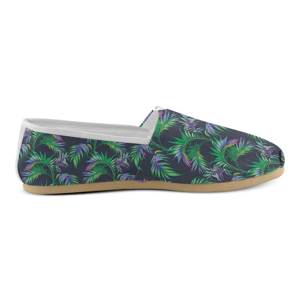 Palm Leaves Pattern Print Design PL04 Women Casual Shoes-JorJune.com
