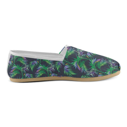 Palm Leaves Pattern Print Design PL04 Women Casual Shoes-JorJune.com