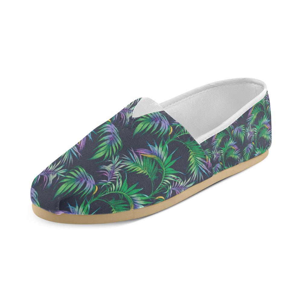Palm Leaves Pattern Print Design PL04 Women Casual Shoes-JorJune.com