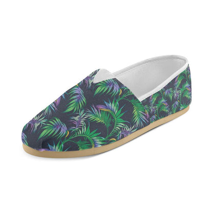 Palm Leaves Pattern Print Design PL04 Women Casual Shoes-JorJune.com