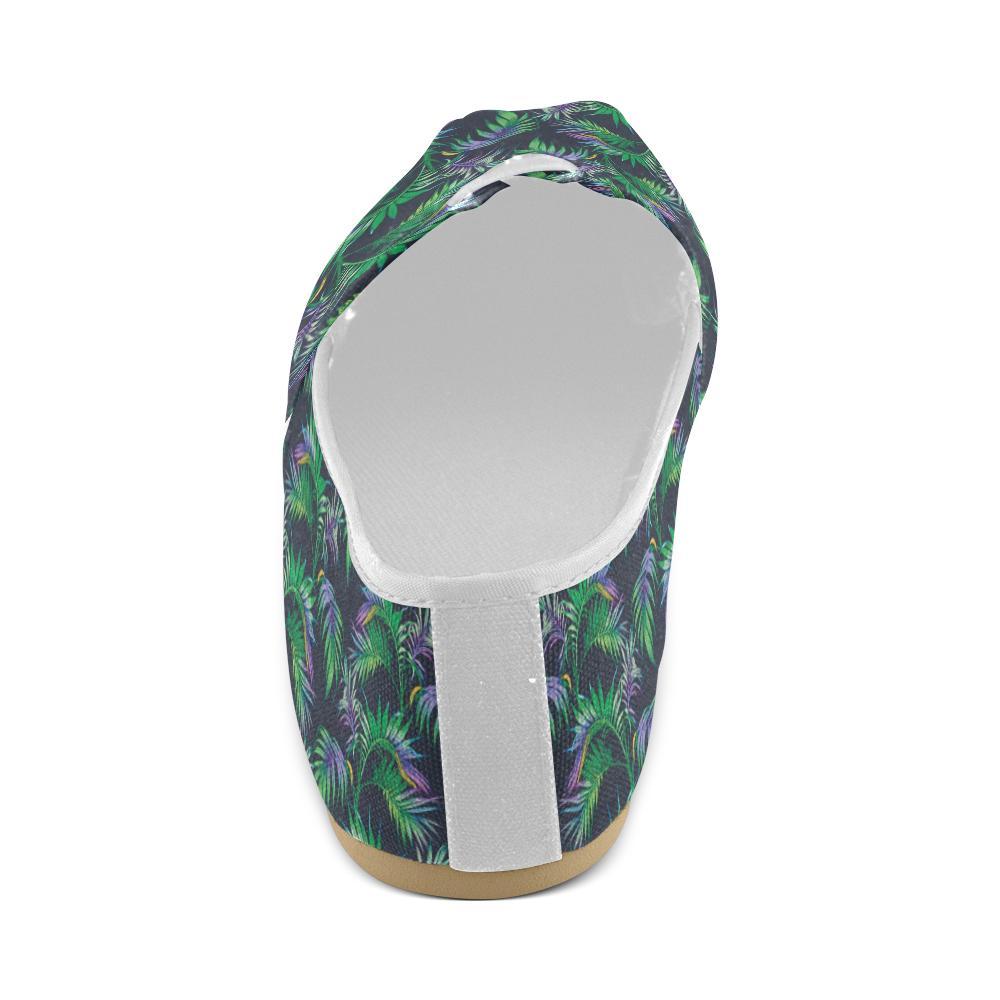 Palm Leaves Pattern Print Design PL04 Women Casual Shoes-JorJune.com