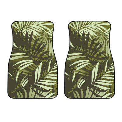 Palm Leaves Pattern Print Design PL05 Car Floor Mats-JORJUNE.COM