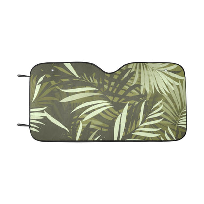 Palm Leaves Pattern Print Design PL05 Car Sun Shade-JorJune