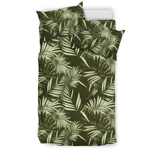 Palm Leaves Pattern Print Design PL05 Duvet Cover Bedding Set-JORJUNE.COM