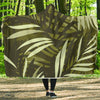 Palm Leaves Pattern Print Design PL05 Hooded Blanket-JORJUNE.COM